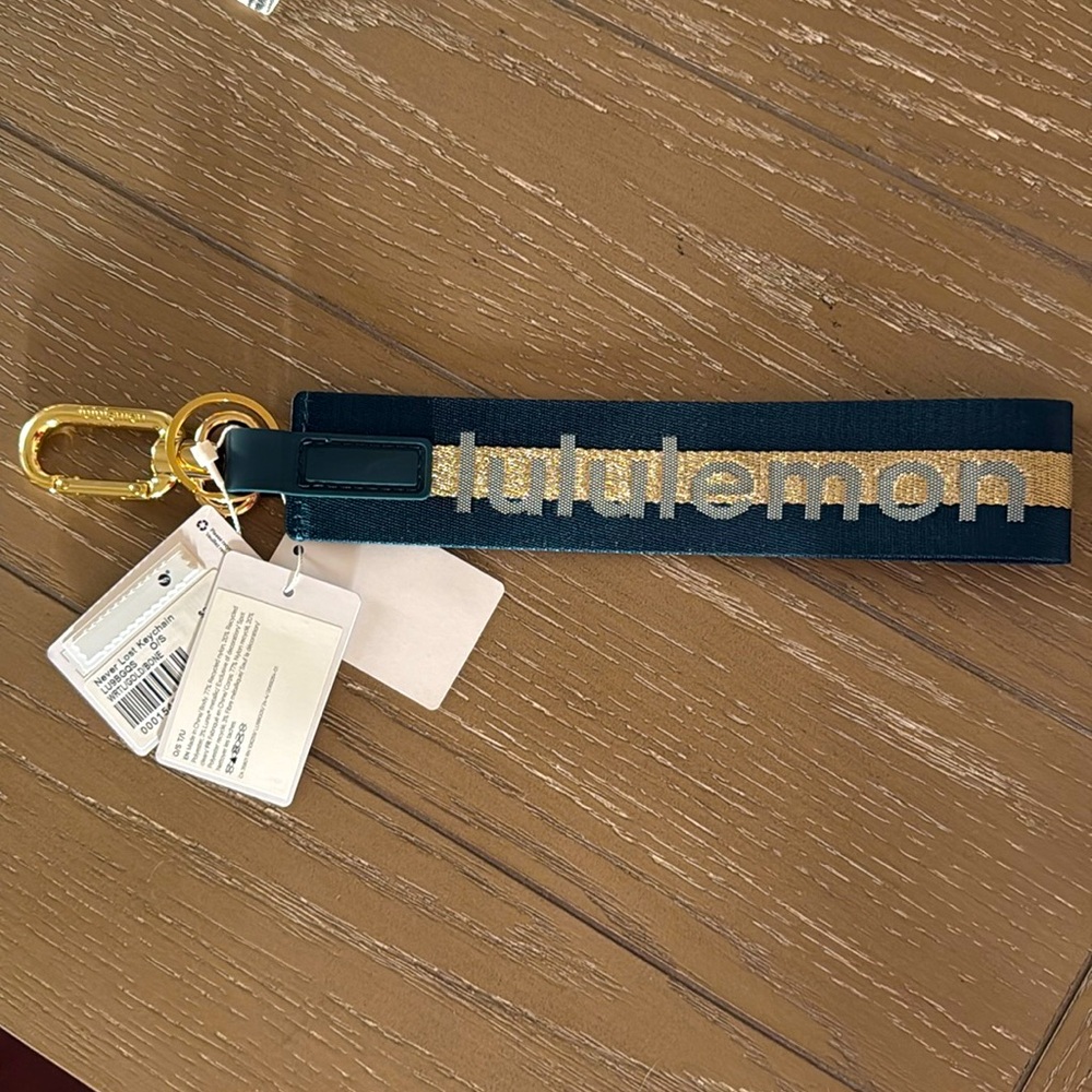 Never Lost Keychain Lululemon- new with tag